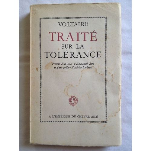 Traité Sur La Tolérance