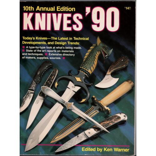 Annuel Des Couteaux 288pages ( Annual Knives 1990 Ken Warner Anglais)