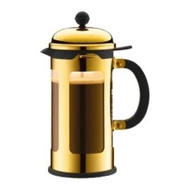 Bodum - 11172-17 - Chambord - Cafetière À  Piston - Avec Bec Verseur - 1 L - Or