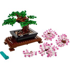 Sans Boîte - Bouquet De Bonsaï En Forme D'arbre Et De Fleurs, Briques De Construction Perpétuelles, Modèle De Décoration De Maison, Plante En Pot, Cadeau Pour Enfant, 10281