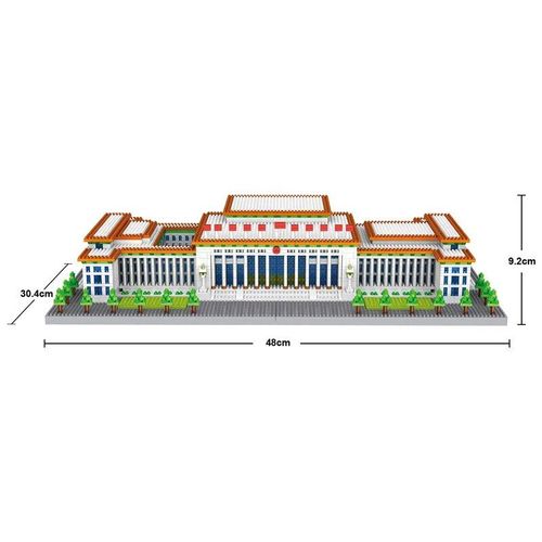 8186 Pas De Boîte - Architecture De La Ville De La Mosquée, Micro Bâtiment, Église Smolny, Nuits, Carré Tianmen Chinois, Constellation Créative, Château De Glace, Briques Jouets