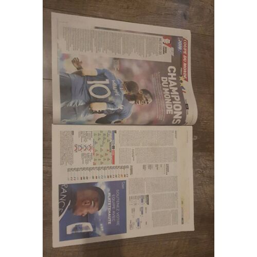 Journal L Equipe 16 Juillet 2018 Coupe Du Monde 2018