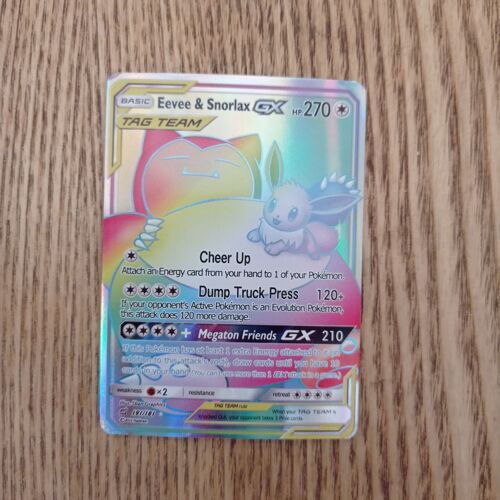 Carte Pokemon Eevee & Snorlax