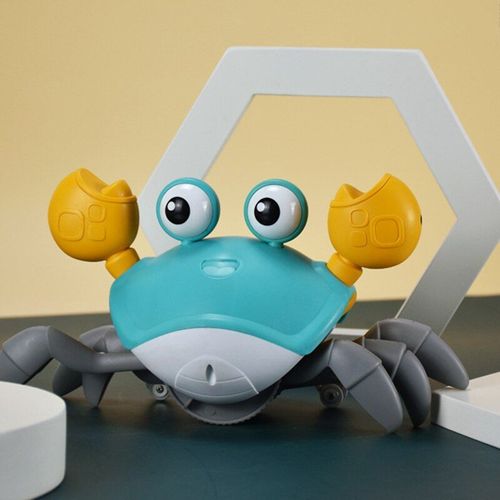 Crabe Rampant Pour Bébé, Jouets Inductifs, Avec Éclairage Et Musique, Rechargeable, Avec Capteur, Fonction D'évitement D'obstacles, Inter