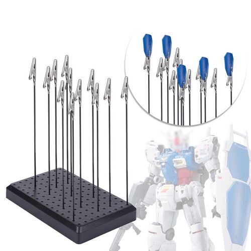 Mini Pinces Crocodiles Avec Socle À 9x14 Trous, Clips En Métal, 10/20 Pièces Pour Jeux De Construction De Maquettes Gundam