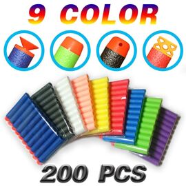 Quesuc 60 Pièces Balle Nerf Fléchettes En Mousse Elite À Ventouse, Accessoires Pour Série Nerf N-Strike, Pour Enfants, Extérieur Et Famille