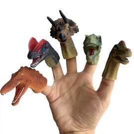 Ensemble De 5 Marionnettes À Doigts De Dinosaure Réalistes, Jouet De Jeu De Rôle Pour Enfants, Accessoires Pour Raconter Des Histoires