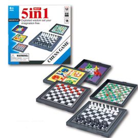 Jeu De Plateau Magnétique Chinois 5 En 1 Pour Hommes Et Enfants, Échecs Volants, Puzzle Volant Classique, Ensemble Pour Ami, Cadeau Pour Enfants