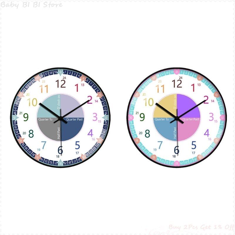 APPRENTISSAGE DE L'HORLOGE Pour Les Enfants D'apprentissage Précoce