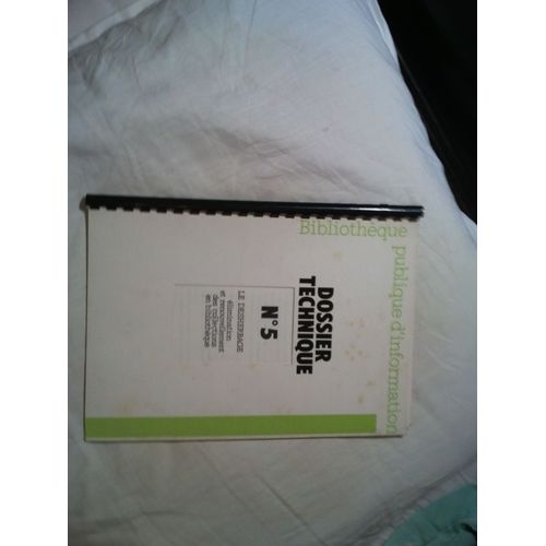 Dossier Technique De La Bpi 5 Le Désherbage Élimination Et Renouvellement Des Collections En Bibliot