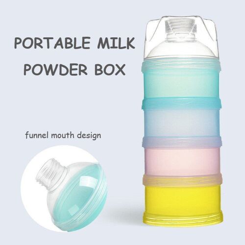Boîte De Rangement Des Aliments Pour Bébés, 3/4 Couches, Récipient Pour Lait En Poudre, Sans Pba, Portable, Petit Volume, Grande Capacité, Pour Enfants