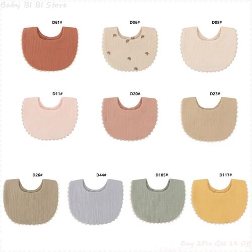 Bavoir Absorbant En Coton À Franges, Serviette De Salive Pour Bébé, Bandana Pour Nouveau-Né, Garçons Et Filles, 1 Pièce