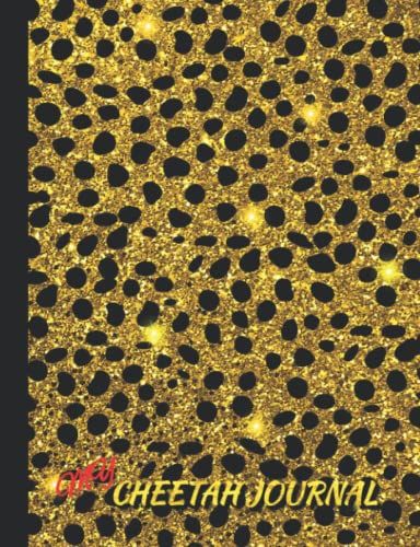 My Cheetah Journal: Golden Cheetah Print Composition Journal Perfect For Cheetahs Best Friends & People Who Adore Wildlife!