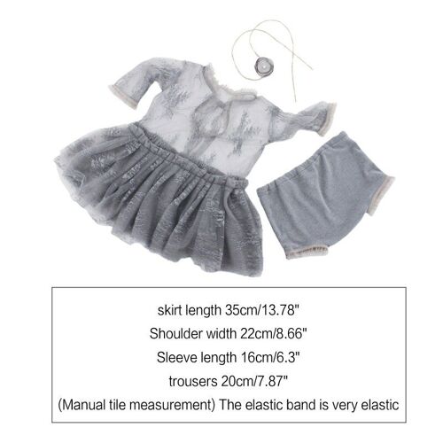 Accessoires De Photographie Pour Nouveau-Né, 3 Pièces, Robe En Dentelle Pour Bébé Fille, Tenue De Coiffure, Jupe Pour Bébé De 0 À 6 Mois, Séance Photo