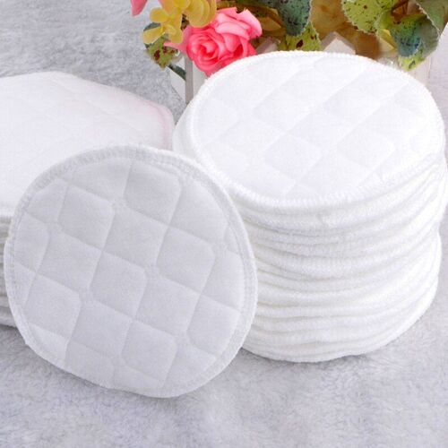Coussinets De Sein Anti-Fuite En Coton Pur, 12 Pièces, Tampons Doux Lavables, Absorbants Anti-Fuite, Tampons D'allaitement Pour Bébés, Accessoires D'allaitement