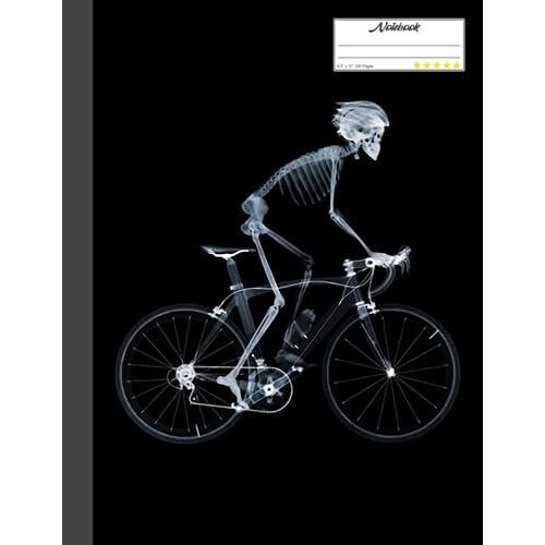 Funny Cycling Notebook: Lined Notebook, Diary, Track, Log Or Journal - Gift For Mountain Bikers, Cyclists, Bicycles Fans, Off-Road Cycling Lover - (8.5 X 11 120 Pages)