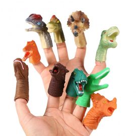 Mini Dessin Animé Interactif De Dinosaure, 5/10 Pièces, Simulation, Accessoire De Fête, Jouet De Couverture De Marionnette À Main