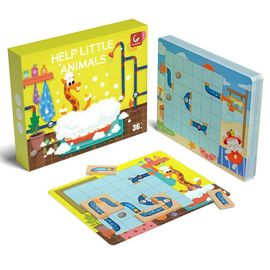 30 Jouets Éducatifs Pour Enfants, Défi Ludique, Aide Au Petit Crocodile, Labyrinthe De Bain, Jeu De Puzzle, Formation, Jouet De Réflexion, Cadeau