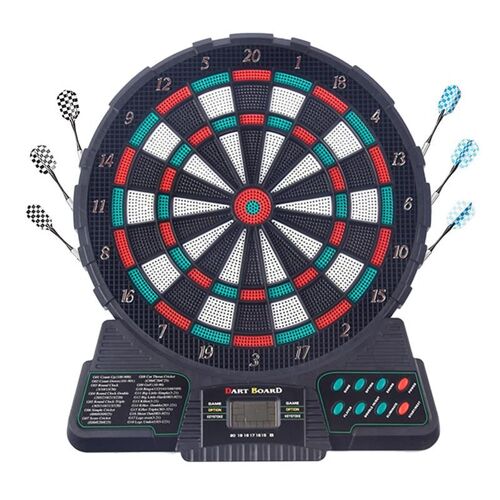 Jeu de vol de fléchettes et de fléchettes à pointe souple, écran LCD, marquage automatique, fléchettes suspendues, panneau cible pour mur domestique
