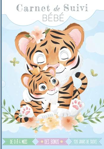 Carnet De Suivi Bébé: Journal De Bord De Bébé - 1er Age (De 0 À 4 Mois) 120 Jours De Suivi Cadeau Idéal Pour Future Maman