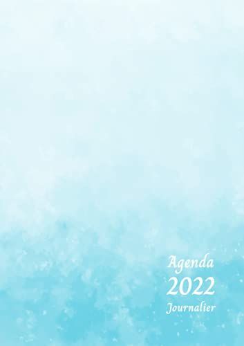 Agenda 2022 Pastel: Agenda 2022 Journalier A5 Un Jour Sur 1 Page Avec Heure | Agenda & Organiseur Petit Format Pour Bureau, Travail, Professionnel & ... Avec Calendrier 2022 De Janvier Decembre