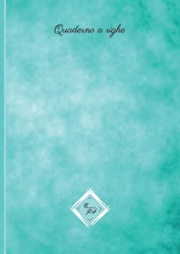 Quaderno A Righe: Formato A4 | Rigatura 1r Per Medie E Superiori | Senza Margini |100 Pagine | Copertina Lucida.