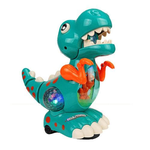 Jouet Électrique De Musique Dinosaure Pour Enfants, Chant Et Éclairage, Avec Mains Mobiles, Drôle, Cadeau D'anniversaire