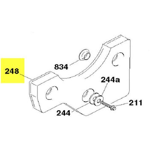 CONTRE-POIDS INFERIEUR POUR LAVE LINGE HOOVER - 41001227