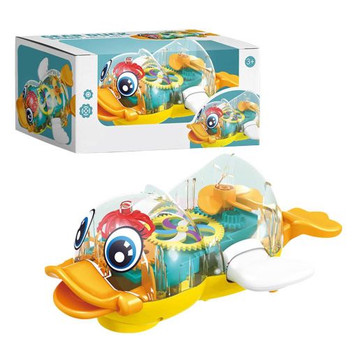 Jouet D'activité Sensorielle Pour Bébé, Canard, Jouet Pour Ramper, Lumière Tournante Et Musique, Cadeau D'anniversaire Pour Enfants
