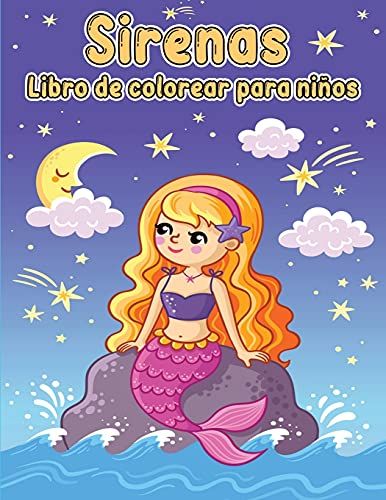 Libro Para Colorear De Sirenas Para Niños