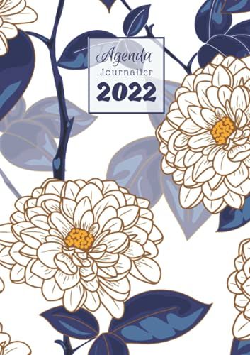 Agenda 2022 Journalier: Agenda Quotidien A5 Un Jour Sur 1 Page Avec Heure | Agenda & Organiseur Petit Format Pour Bureau, Travail, Professionnel & ... Calendrier 2022 De Janvier Decembre 2022