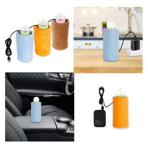 Biberon Usb Portable Pour Bébé, Chauffe-Lait, Thermostat, Sac Chauffant