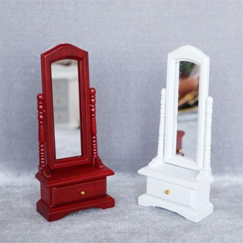Robe De Maison De Poupée En Bois, Miroir Pleine Longueur, Maison De Jeu, Bouteille D'océan, Matériel De Bricolage, Joint De Balle, Accessoires De Poupées Qx2d