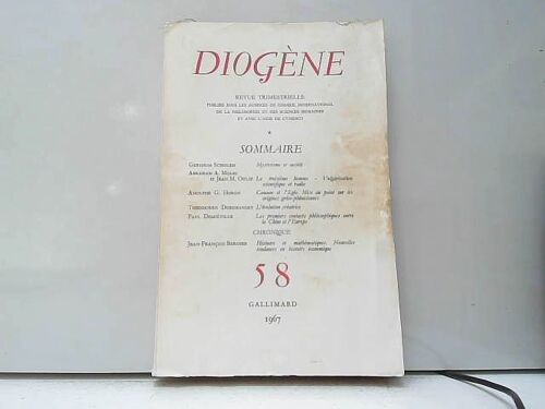 Diogene [No 58] Du 01/01/1967