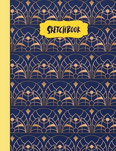 Sketchbook: Sketchbook For Drawing, Notebook For Drawing, Writing, Painting, Sketching Or Doodling, 110 Pages, 8.5x11 (Premium Cover), Dcor Style Cover Book Number Design #60