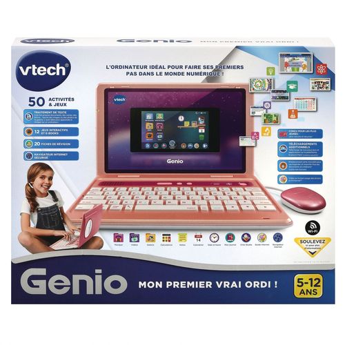 VTECH GENIO, MON PREMIER VRAI ORDI ! (ROSE)