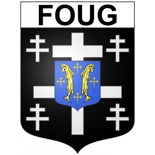 Foug 54 Ville Stickers Blason Autocollant Adhésif - 8 Cm