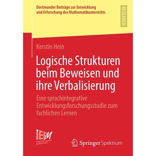 Logische Strukturen Beim Beweisen Und Ihre Verbalisierung