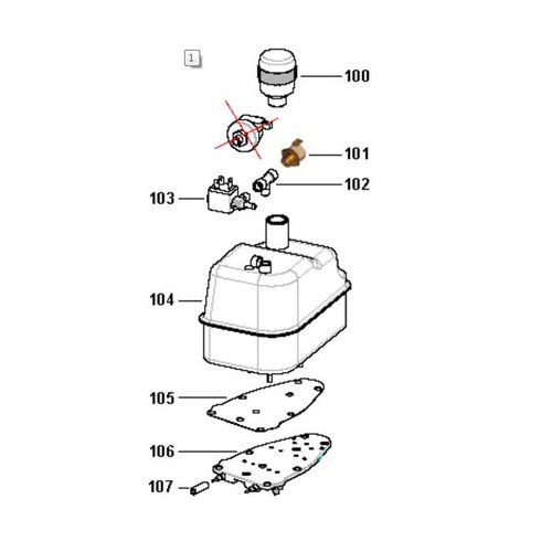 Pressostat nouveau modele pour PIECES ENTRETIEN DU LINGE PETIT ELECTROMENAGER POLTI - POM0004888