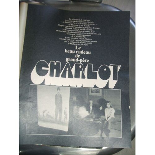 Paris Match 1134 : Charlie Chaplin Dit Charlot 12 Pages De Sa Carrière - Margaret Et Tony - Beltoise