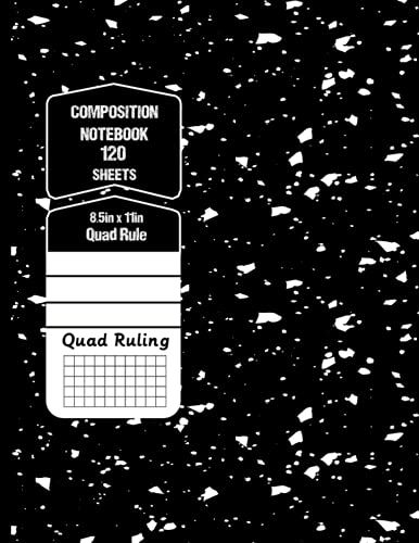 Graph Paper Composition Notebook: Graph Paper Notebooks,5x5 Quad Ruled| Grid Paper Notebook |Large Size 8.5x11", 120 Sheets| Colorful