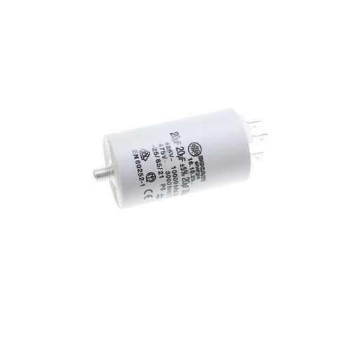 CONDENSATEUR DE MARCHE COMPRESSEUR 20 UF-475V pour SECHE LINGE CANDY - 41035591