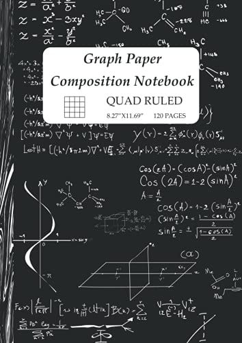 Graph Paper Composition Notebook: Quad Ruled, 120 Sheets (Large, 8.27x11.69 ) (25362)