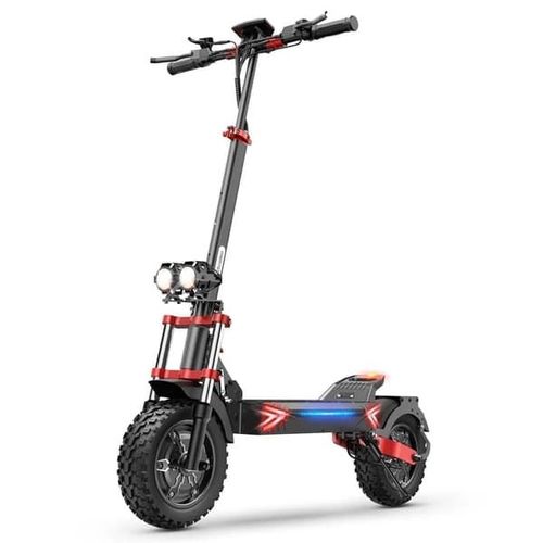 Trottinette Électrique Tout-Terrain Iscooter Ix8 : Double Moteur 2 400 W, Autonomie De 60 Km, Pneus 12 Pouces, Double Frein À Disque, Charge Utile 150 Kg
