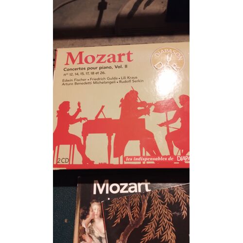 W.A Mozart 6 Concertos Pour Piano N°12 14 15 17 18 26 Par Lili Kraus Arturo Benedetti Michelangeli Rudolf Serkin Edwin Fischer Friedrich Gulda Piano Orchestre Dir Monteux Scherchen Adolf Busch Collins