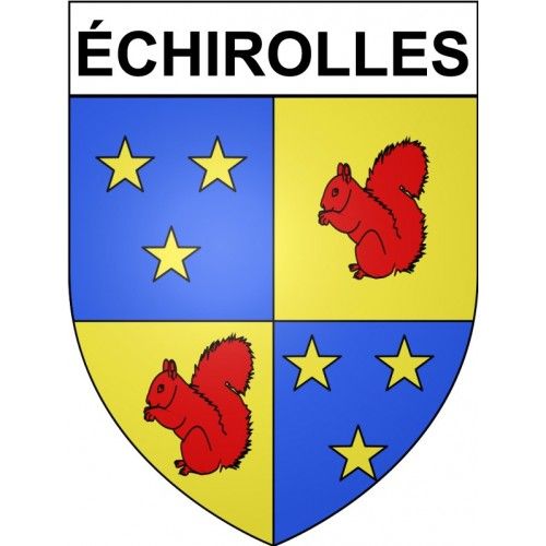 Échirolles 38 Ville Stickers Blason Autocollant Adhésif - 12 Cm