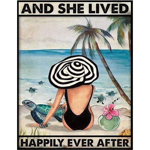 Turtle Notebook | And She Lived Happily Ever After: Turtle Notebook With 120 Lined Pages | Size 8.5 X 11 Perfect For Everyday Use | Notebook For ... College Ruled| Back To School | Cute Notebook