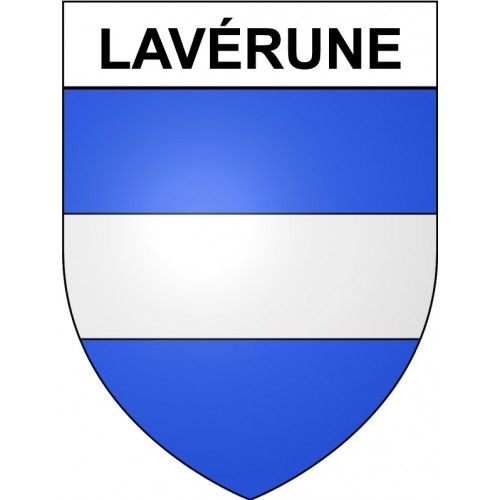 Lavérune 34 Ville Stickers Blason Autocollant Adhésif - 12 Cm