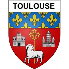Toulouse 31 Ville Stickers Blason Autocollant Adhésif - 12 Cm