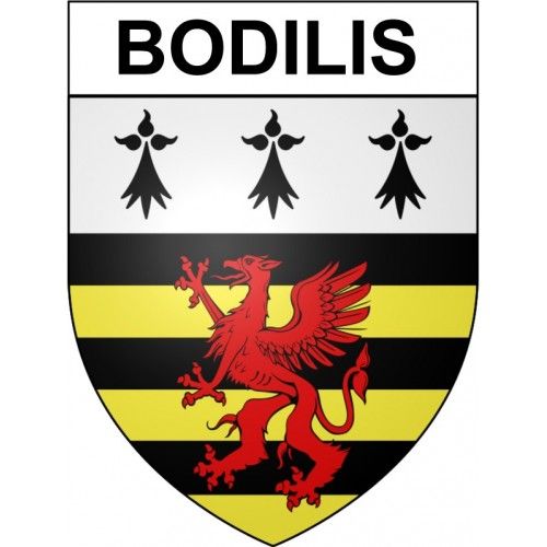 Bodilis 29 Ville Stickers Blason Autocollant Adhésif - 8 Cm
